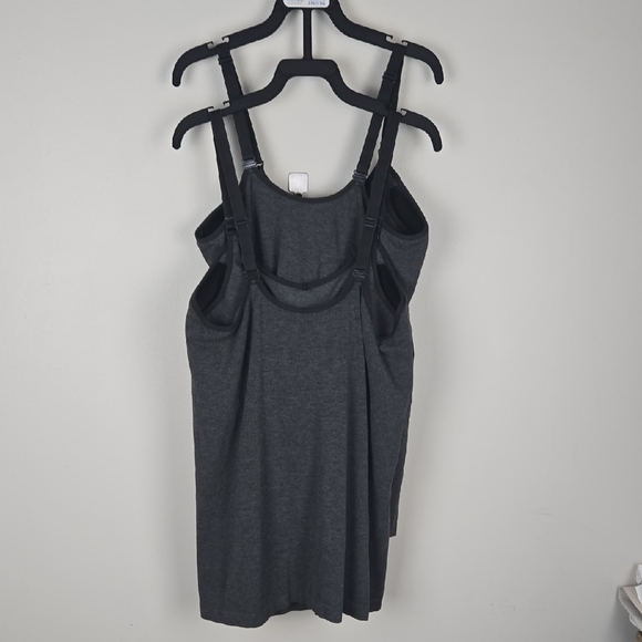 Auden Gray Nursing Tank Top Adjustable Strap Seamless (Bundle Of 2) - Picture 8 of 9